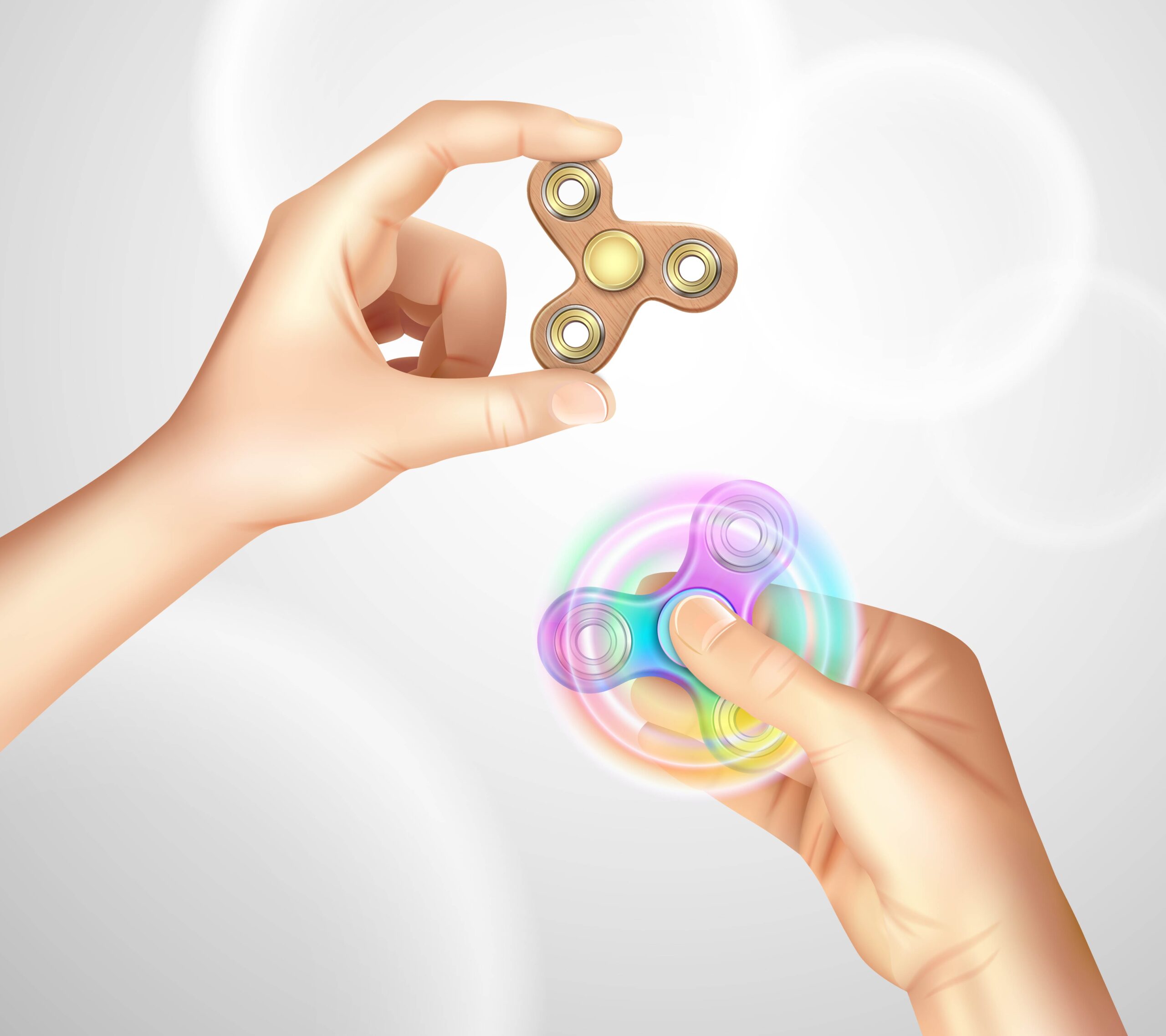 Metal fidget toys for adults